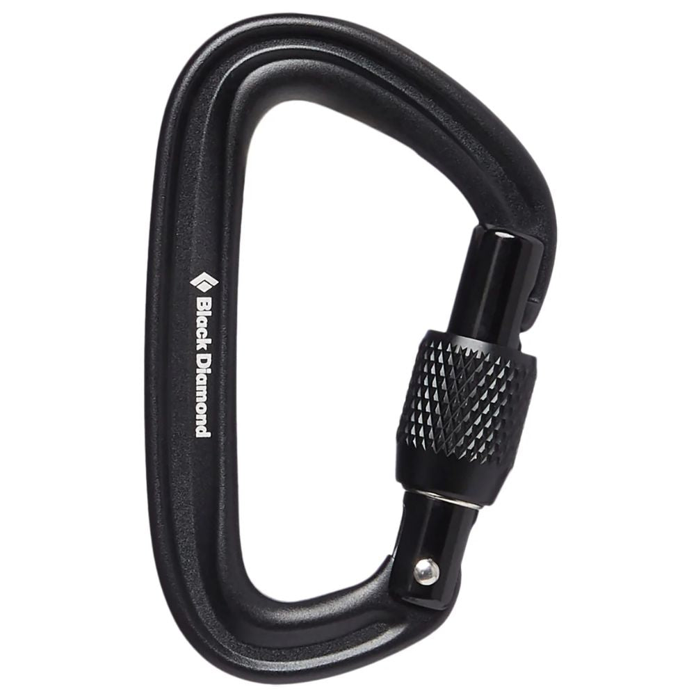 Black Diamond LiteForge Screwgate Carabiner (Black)