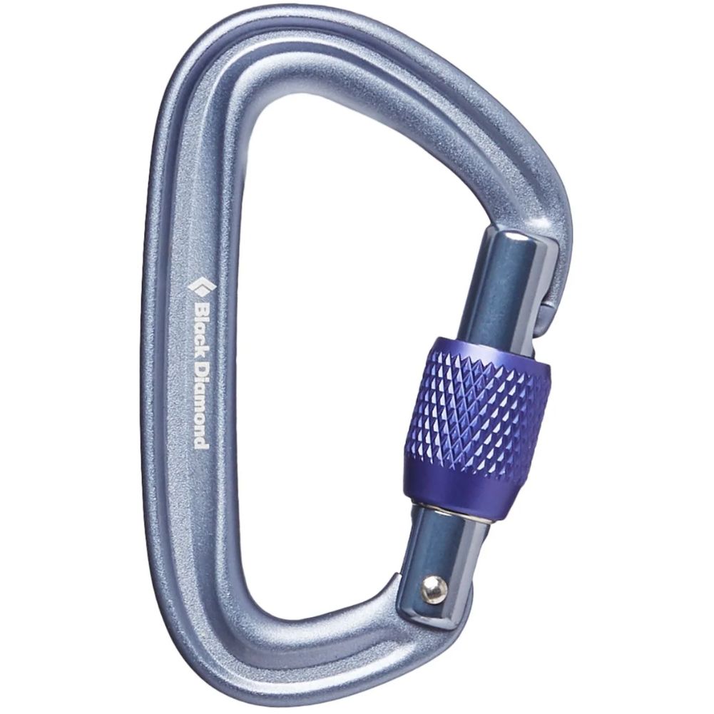 Black Diamond LiteForge Screwgate Carabiner (Grey)
