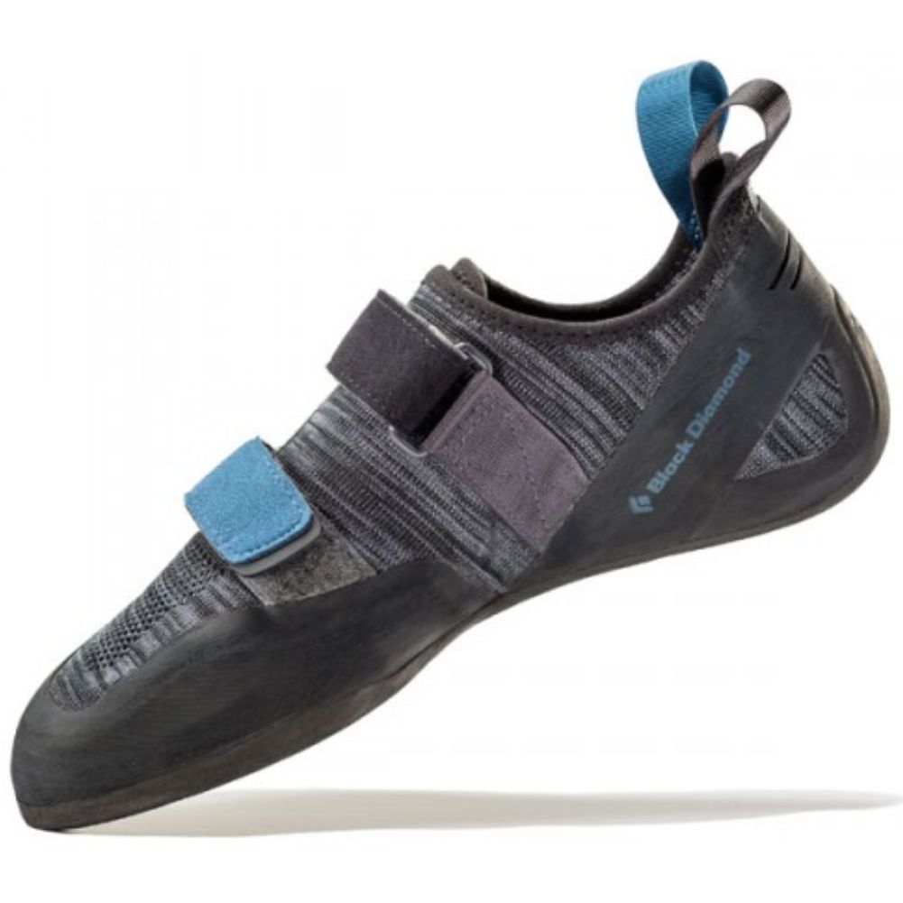 Black Diamond Men&#39;s Momentum Strap Climbing Shoes (Ash) left side