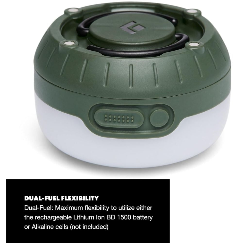 Black Diamond Moji + Dual Fuel Lantern (Dark Laurel) dual fuel