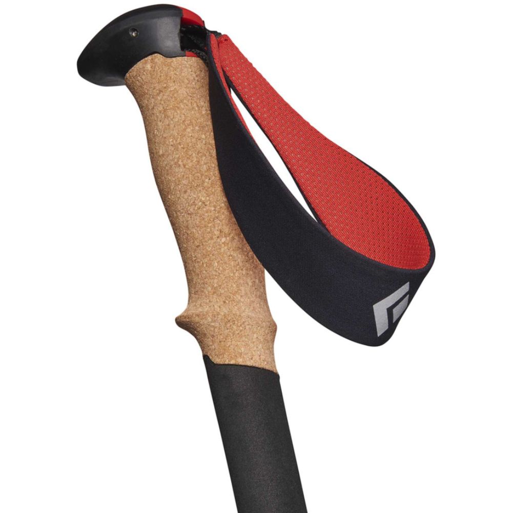 Black Diamond Pursuit FLZ Trekking Poles - M/L Grip Size (Black/Octane)
