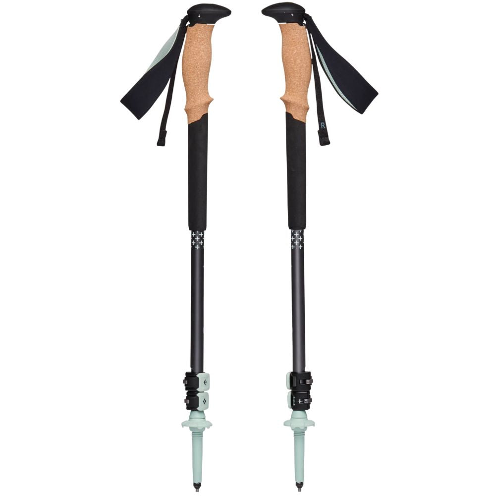Black Diamond Pursuit Trekking Poles M/L Grip 100-140cm (Charcoal/Foam Green)