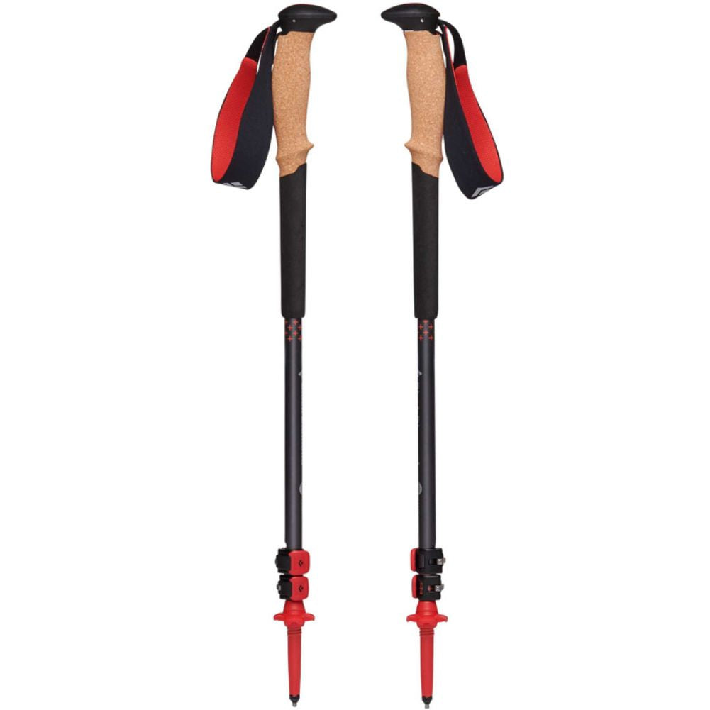 Black Diamond Pursuit Trekking Poles S/M Grip 100-125cm (Charcoal/Octane)