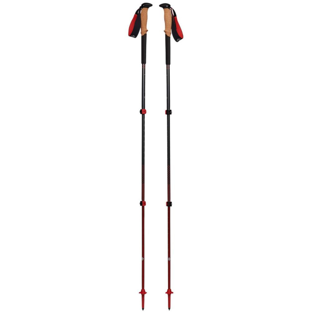 Black Diamond Pursuit Trekking Poles S/M Grip 100-125cm (Charcoal/Octane) long