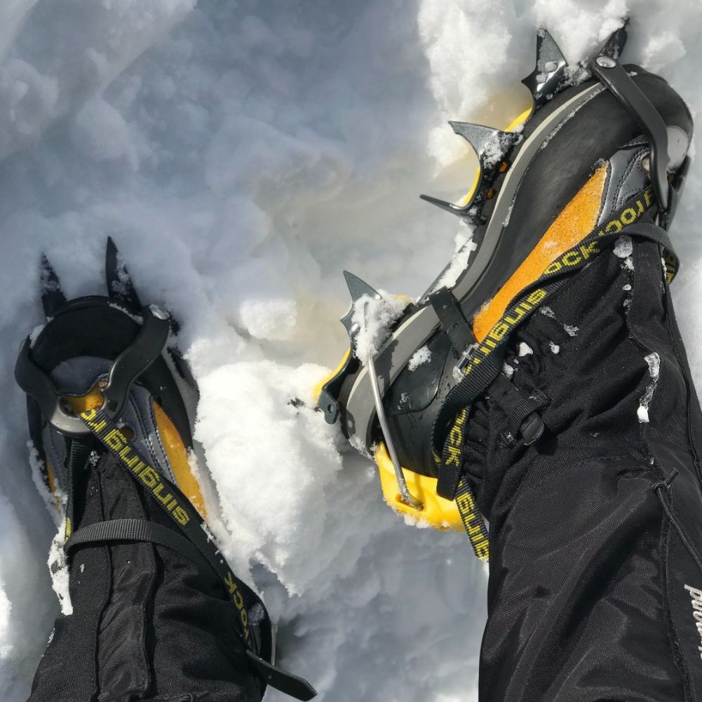 Black Diamond Sabretooth Clip Crampons with Anti-Ball Plate