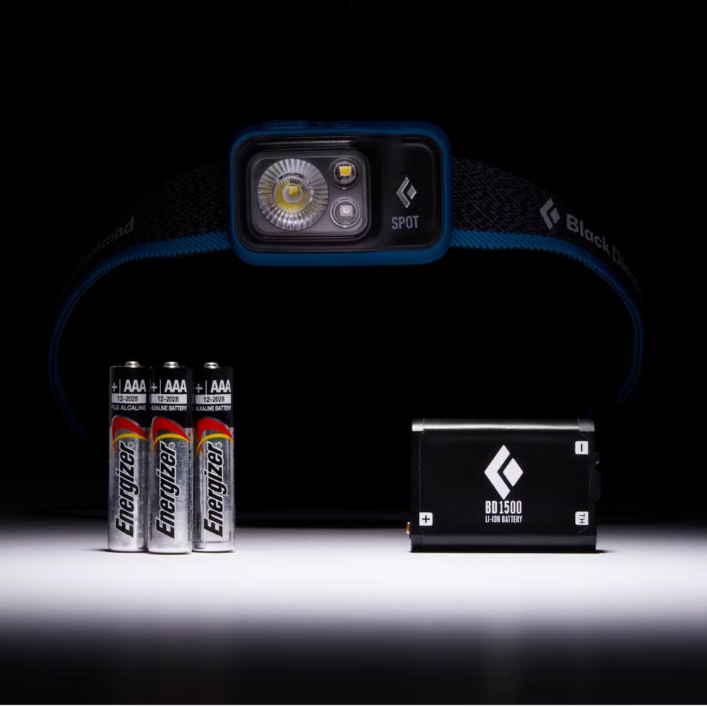 Black Diamond Spot 400 Lumen Head Torch (Azul) batteries