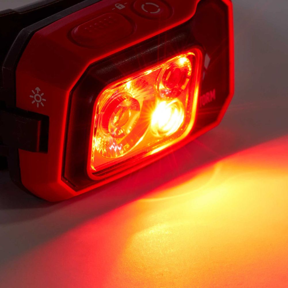 Black Diamond Storm 450 Lumen Head Torch (Octane) red lights