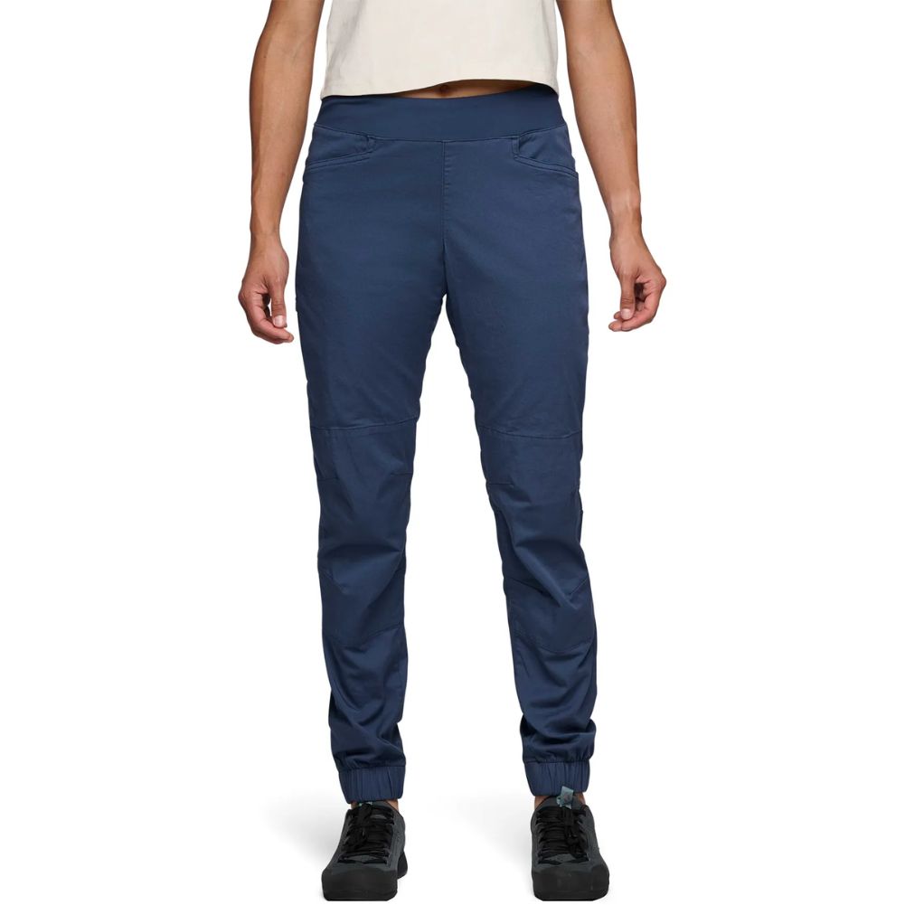Black Diamond Women's Notion Straight Leg Pant (Ink Blue) pair