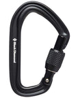 Black Diamond Hotforge Screwgate Carabiner (Black)