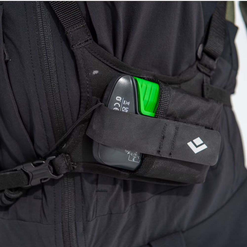 Black Diamond Recon X Avalanche Beacon straped in