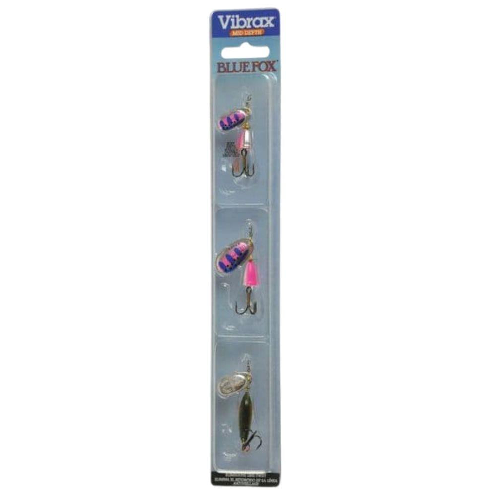 Blue Fox Kit Vibrax 1 Fishing Spinners (Rainbow Trout) Pack