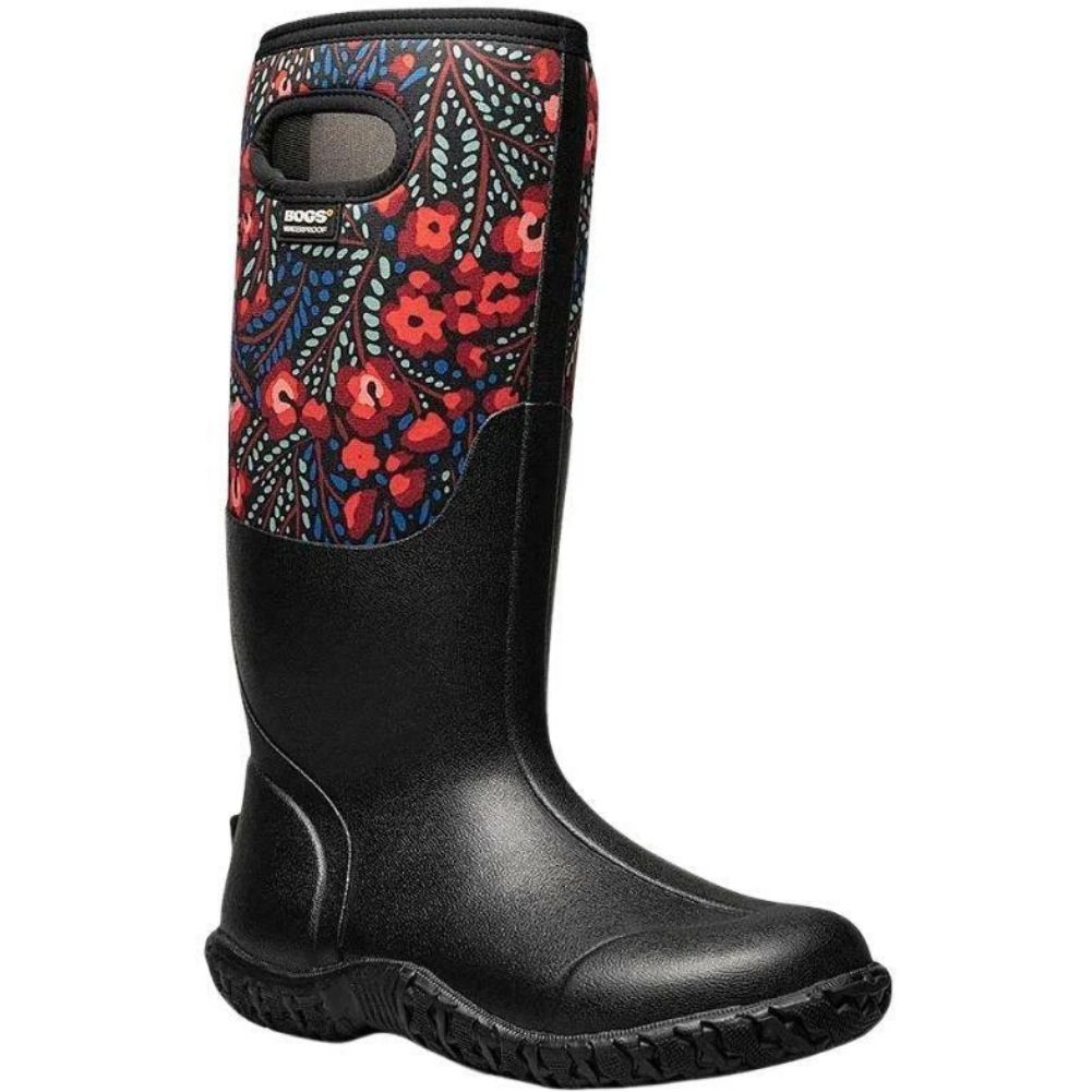 Bogs Women's Mesa Super Flowers Wellington Boots