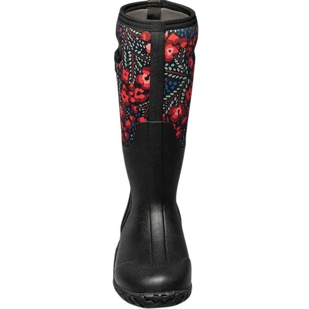 Bogs Women's Mesa Super Flowers Wellington Boots front