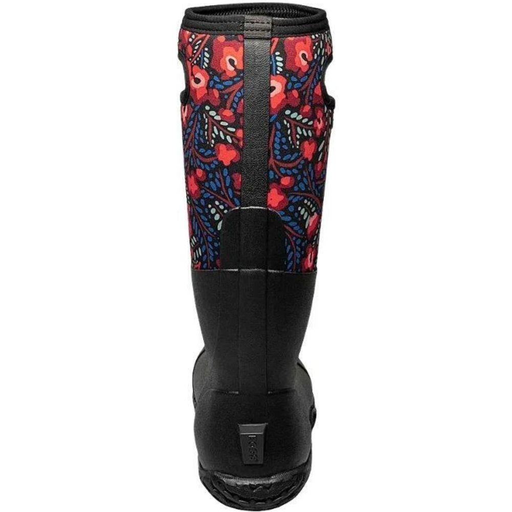 Bogs Women's Mesa Super Flowers Wellington Boots back