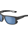 Bollé Airdrift Sunglasses - Medium (Black Matte/Volt+ Offshore Polarised)