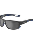 Bollé Airfin Sunglasses - Small/Medium (Black Matte Blue/TNS Polarised)