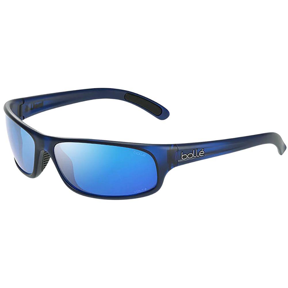 Bollé Anaconda Sunglasses - Medium (Navy Crystal Matte/Volt+ Offshore Polarised)