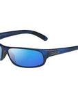 Bollé Anaconda Sunglasses - Medium (Navy Crystal Matte/Volt+ Offshore Polarised)