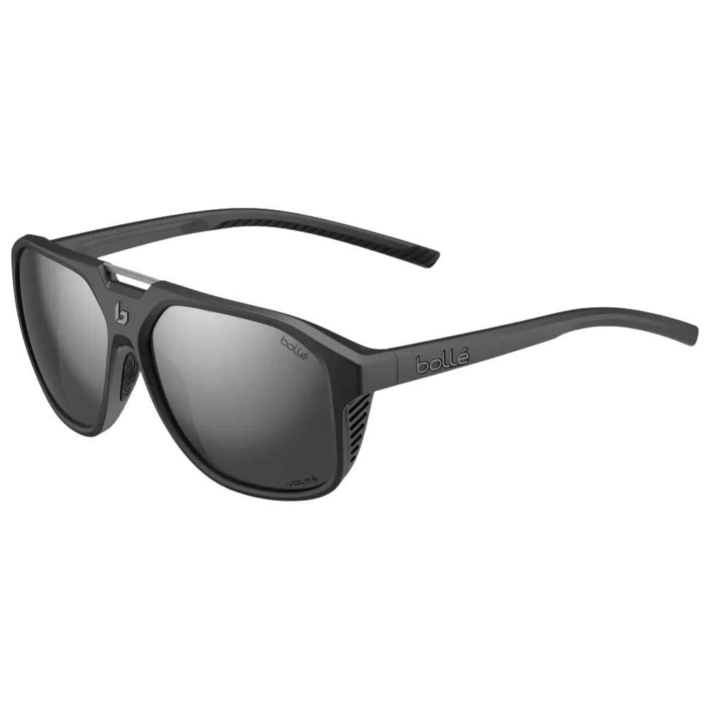 Bollé Arcadia Sunglasses - Large (Black Matte/Volt+ Cold White Polarised)