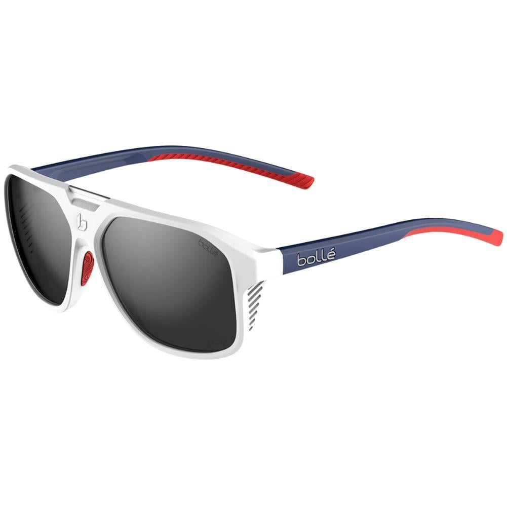 Bollé Arcadia Sunglasses - Large (White Blue Red Matte/TNS Gun)