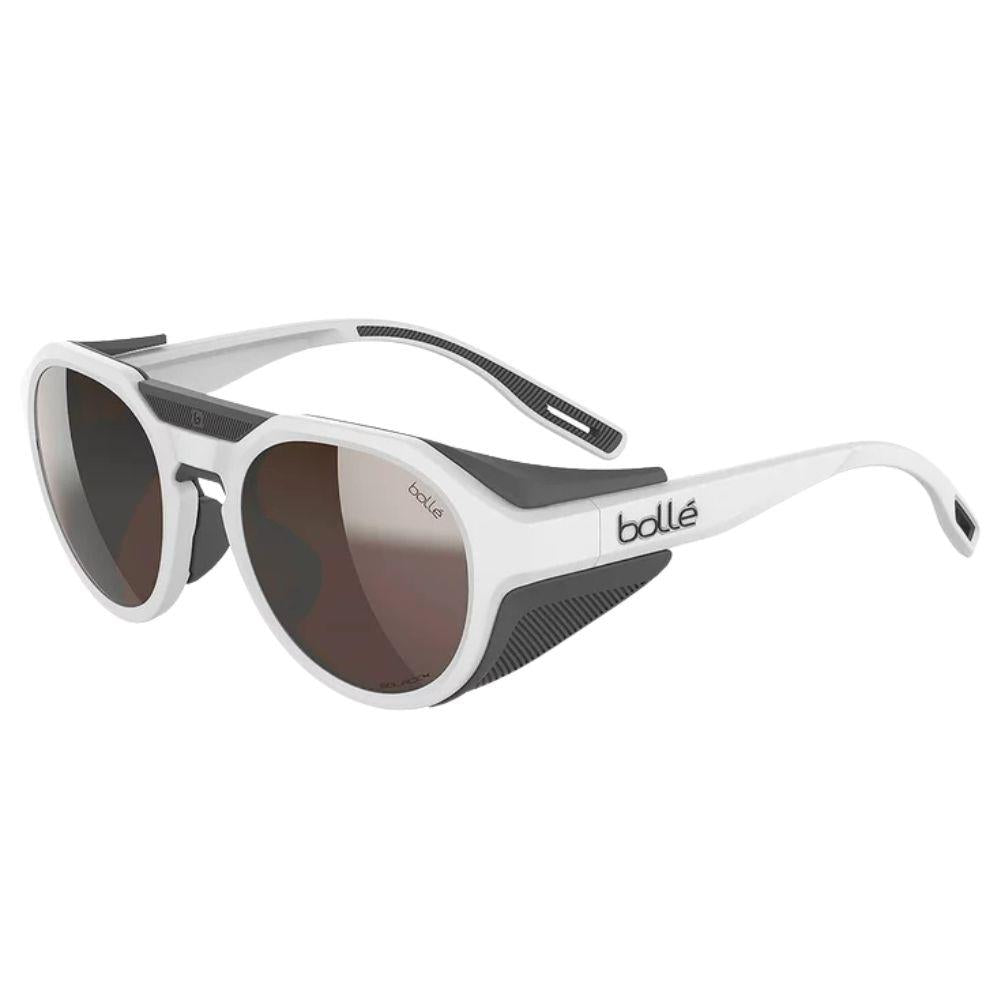 Bollé Ascender Sunglasses -  Medium (White Matte/Solace4 Brown Gun)