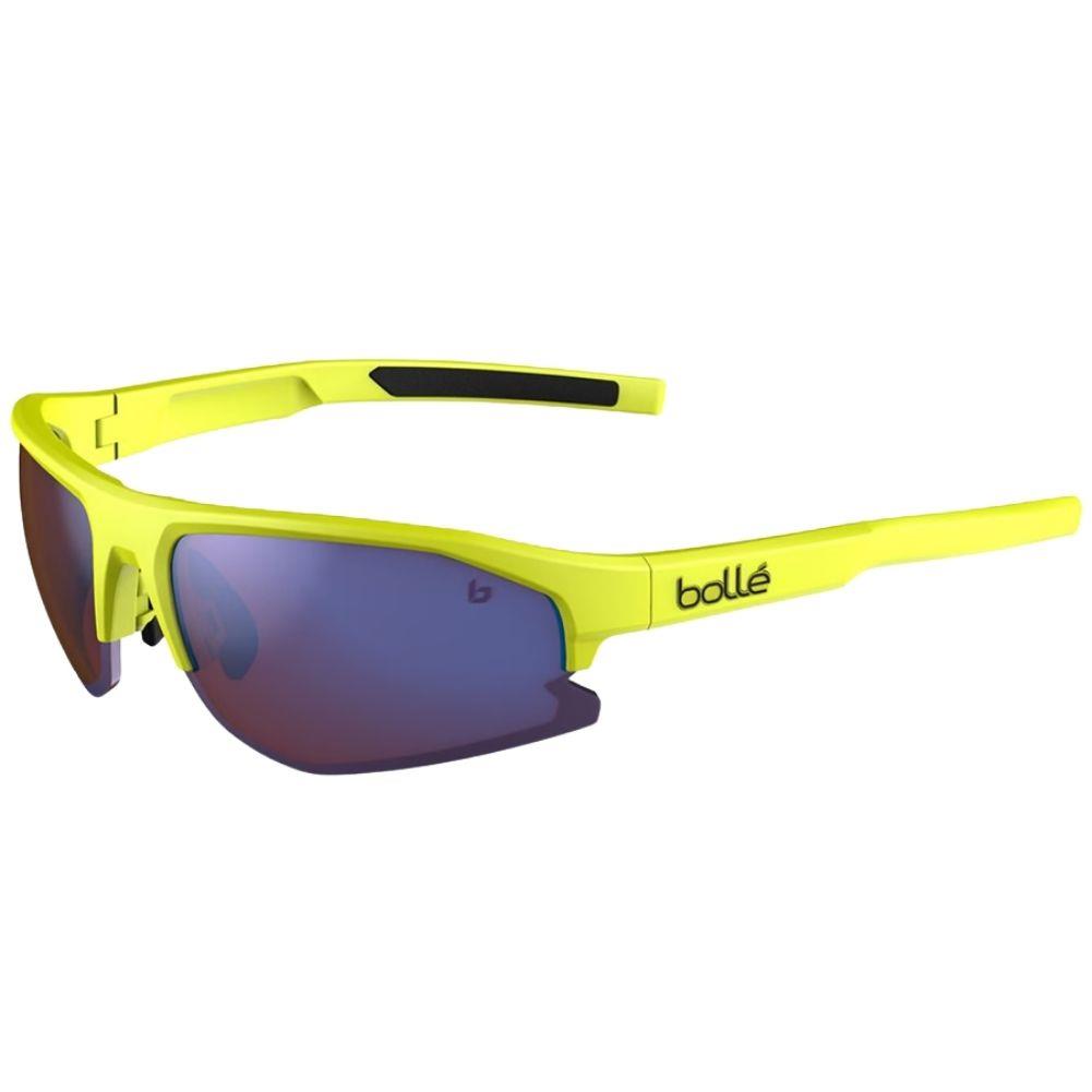 Bollé Bolt 2.0 Sunglasses - Medium (Acid Yellow Matte/Brown Blue)
