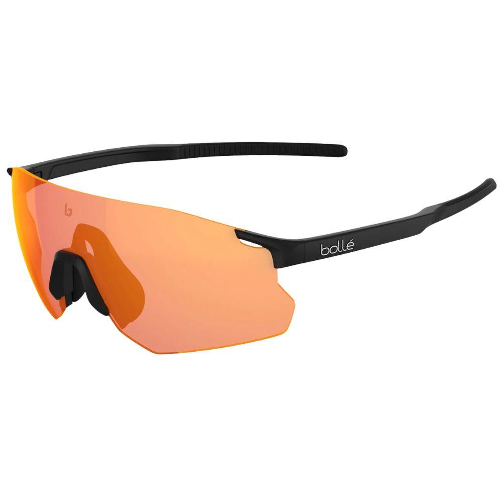 Bollé Icarus Sunglasses - Medium (Black Matte/Phantom Brown Red Photochromic)