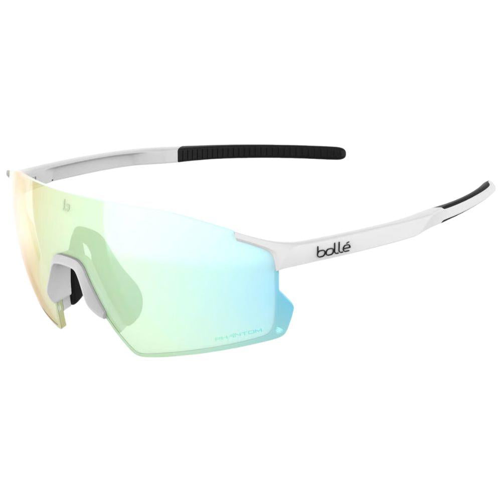 Bollé Icarus Sunglasses - Medium (White Matte/Phantom Clear Green Photochromic)