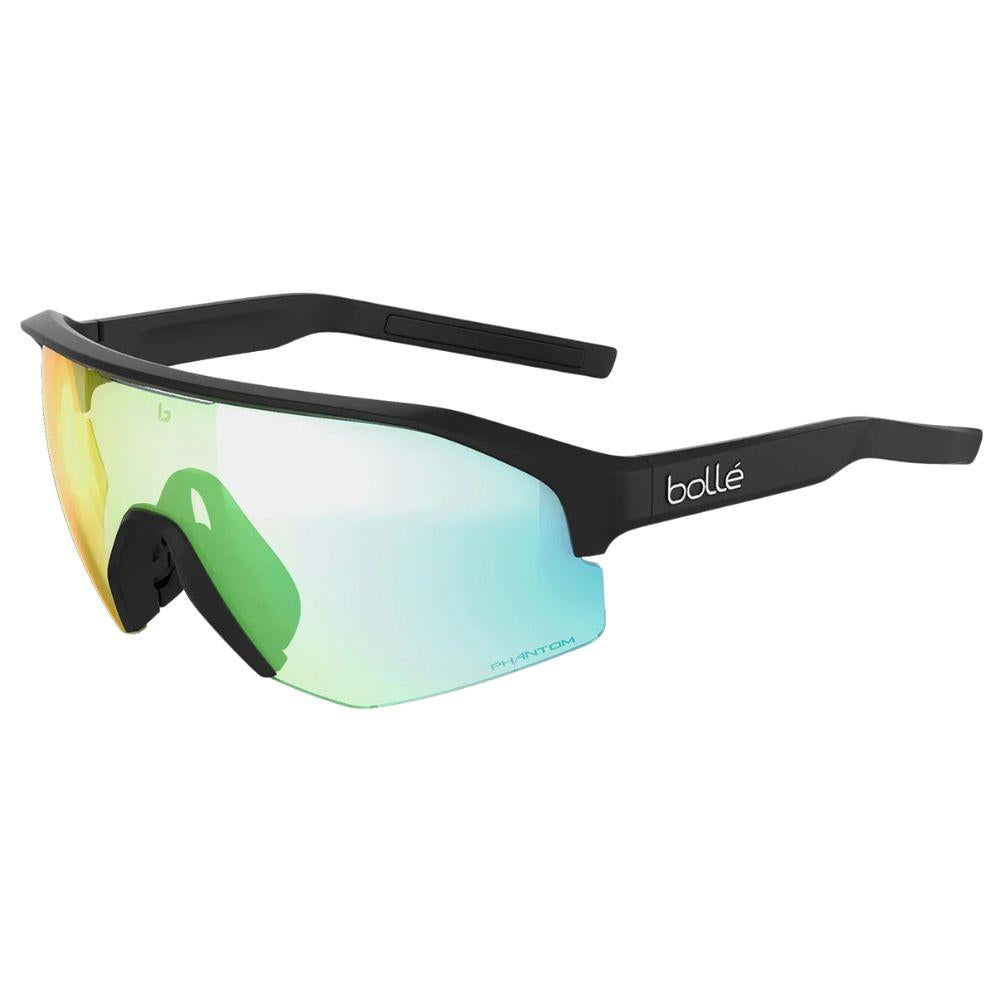Bollé Lightshifter Sunglasses - Medium (Black Matte/Phantom Clear Green Photochromic)
