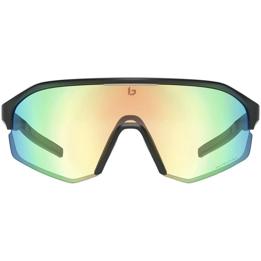 Bollé Lightshifter Sunglasses - Medium (Black Matte/Phantom Clear Green Photochromic) Front 