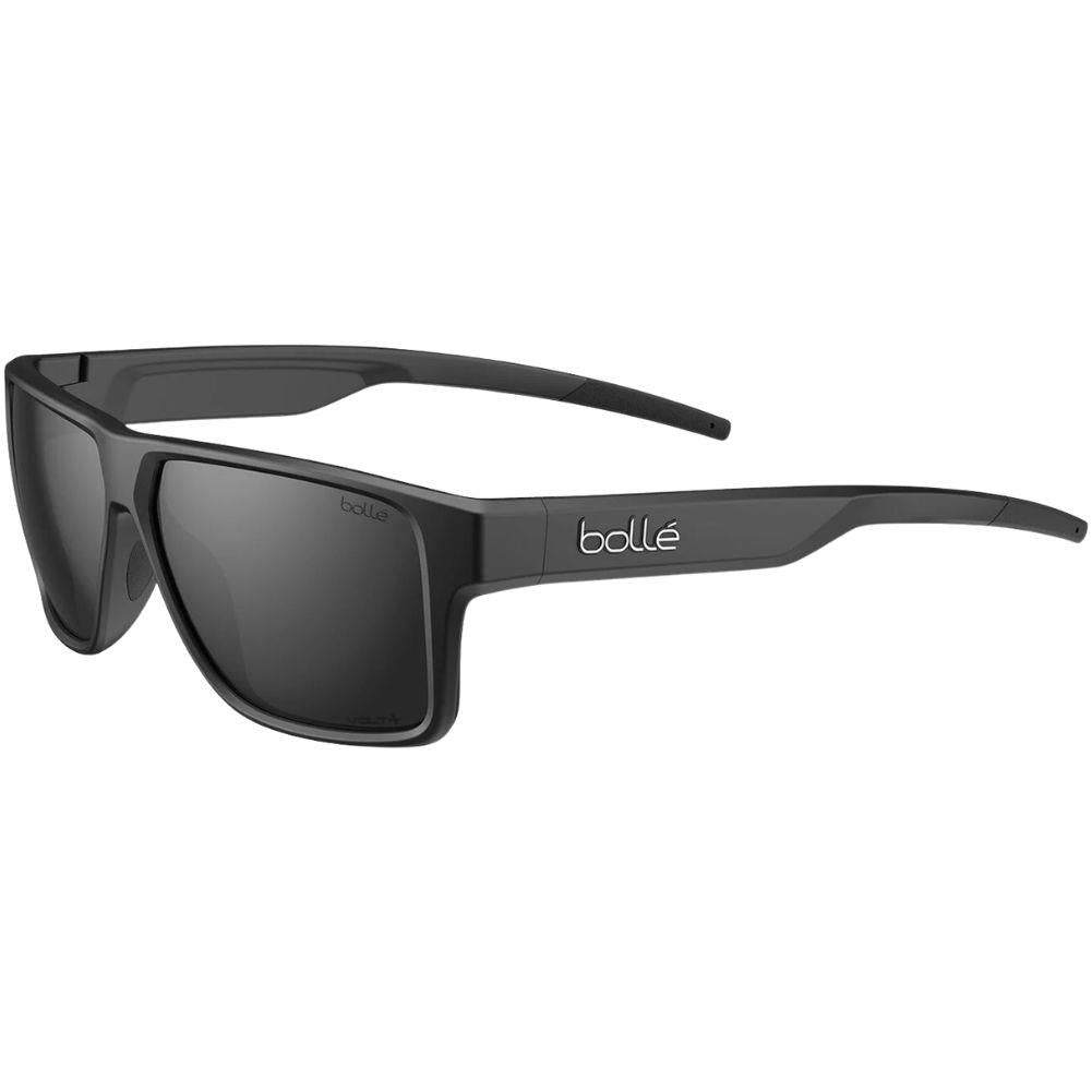 Bollé Temper Sunglasses (Black Matte/Volt+Gun Polarised)