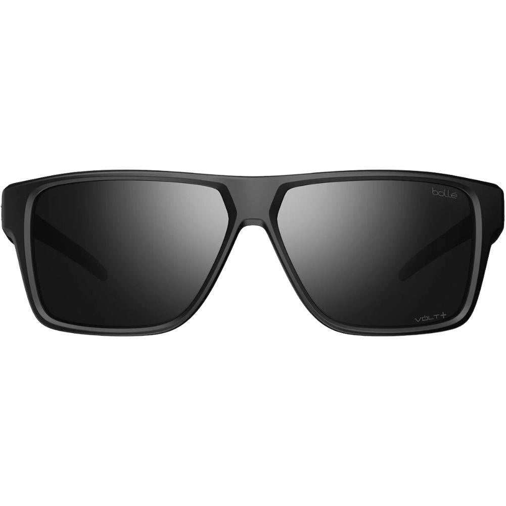 Bollé Temper Sunglasses (Black Matte/Volt+Gun Polarised) Front