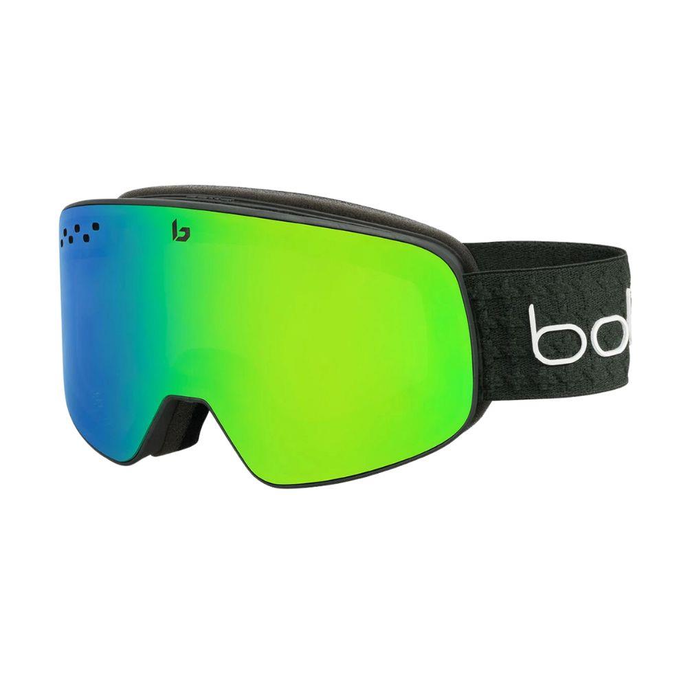 Bollé Unisex Nevada Ski Goggles (Forest Matte/Green Emerald) - Cat 2