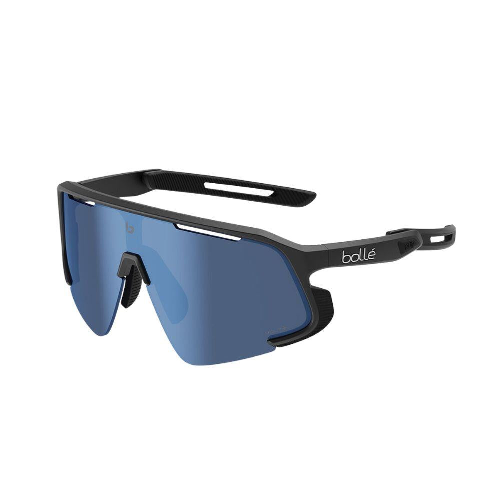 Bollé Windchaser Sunglasses - Medium (Black Matte/Volt+Offshore Polarised)