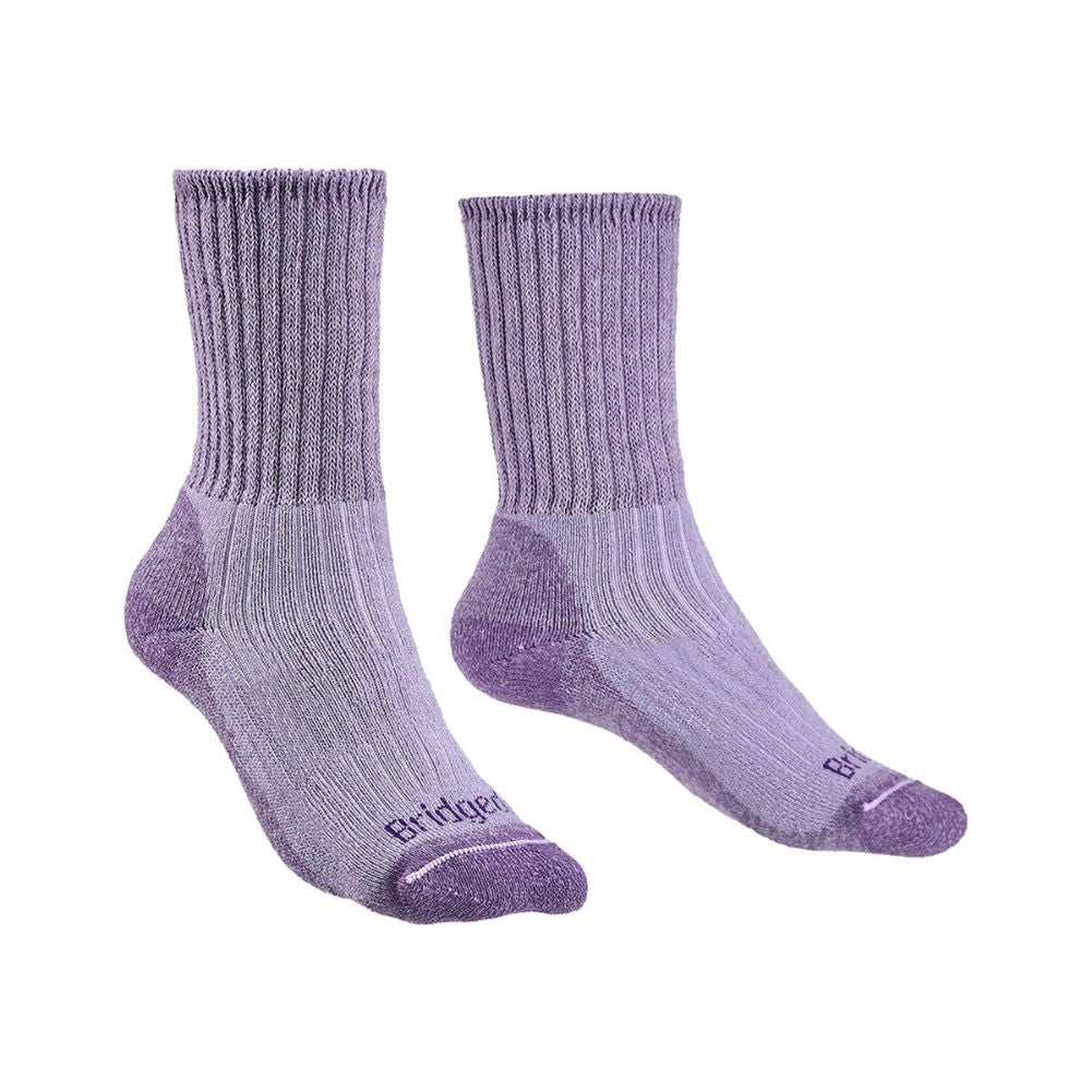 Bridgedale Women's Hike Midweight Merino Comfort Boot Socks - Violet