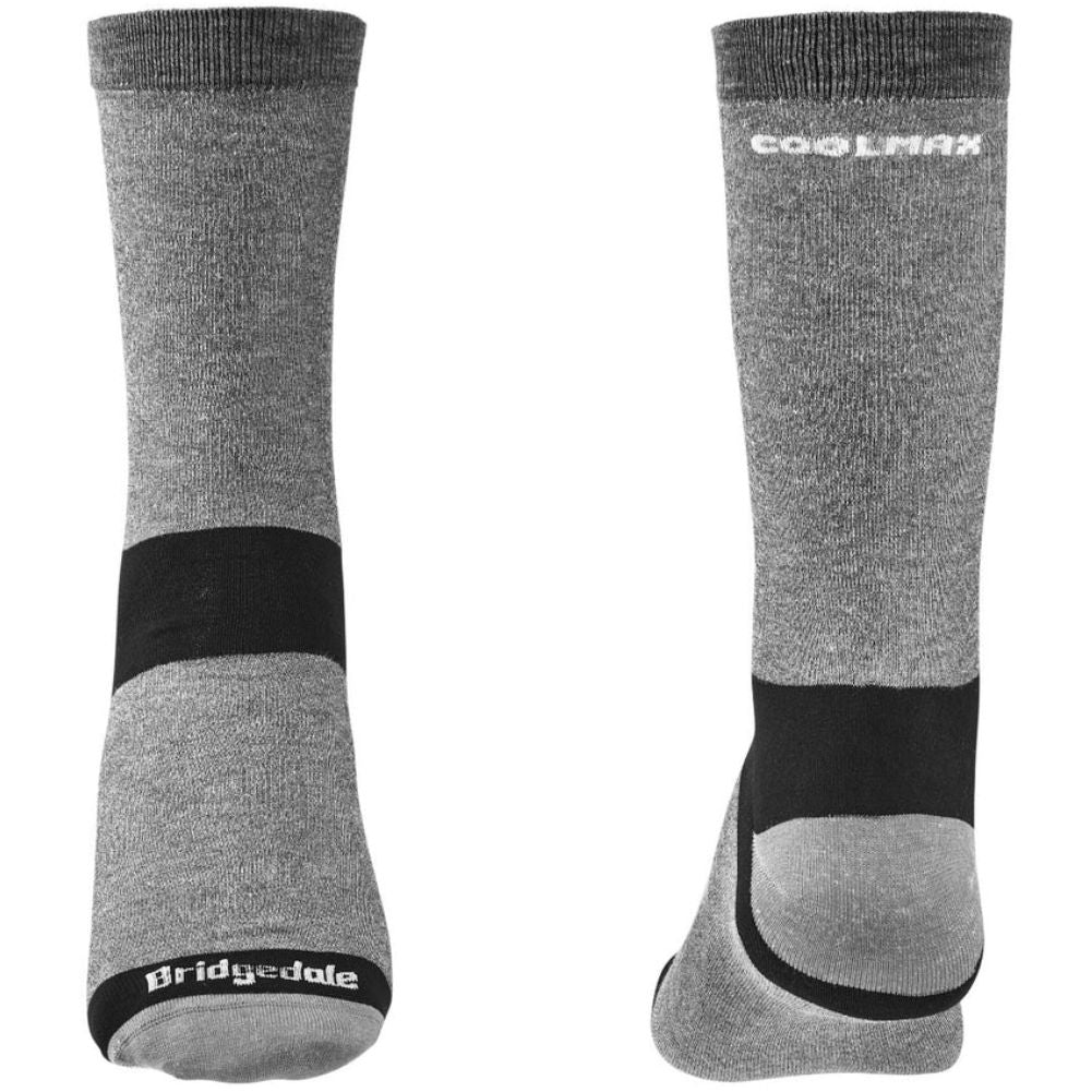 Bridgedale Men's Base Layer Coolmax Liner Twin Pack front and back