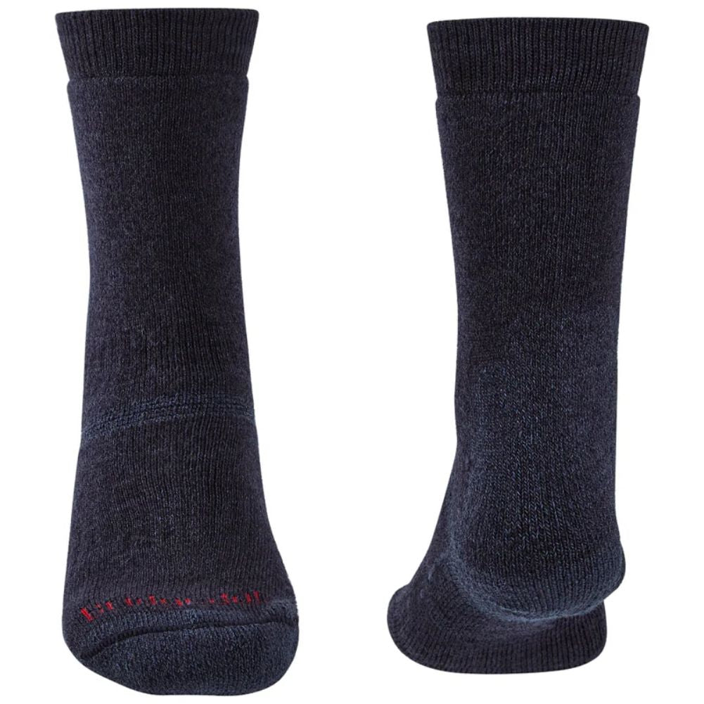 Bridgedale Men's Explorer Heavyweight Merino Performance Socks (Navy) front and back