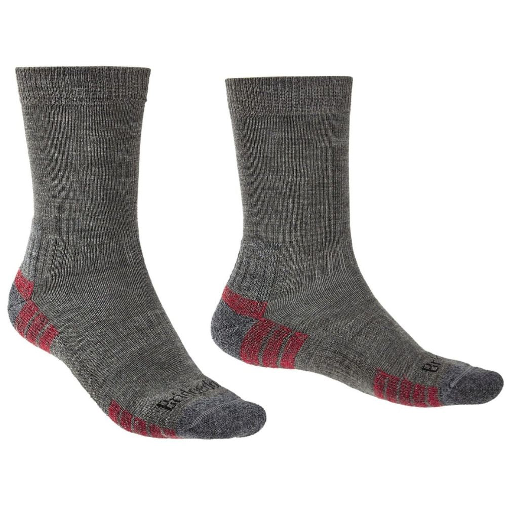 Bridgedale Men's Hike Lightweight Merino Performance Socks (Grey Heather)
