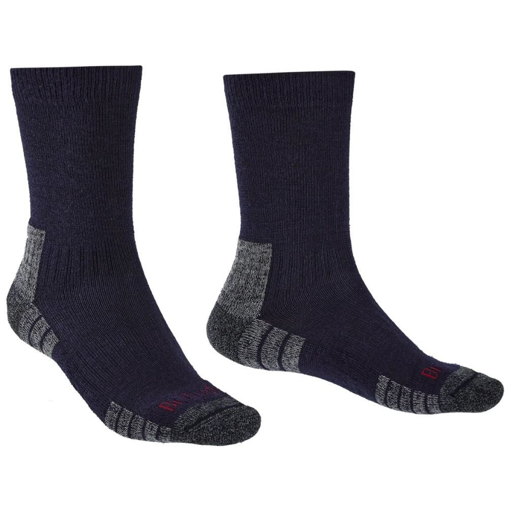 Bridgedale Men's Hike Lightweight Merino Performance Socks (Navy/Grey)