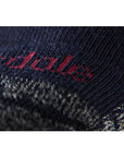 Bridgedale Men's Hike Lightweight Merino Performance Socks (Navy/Grey) close up