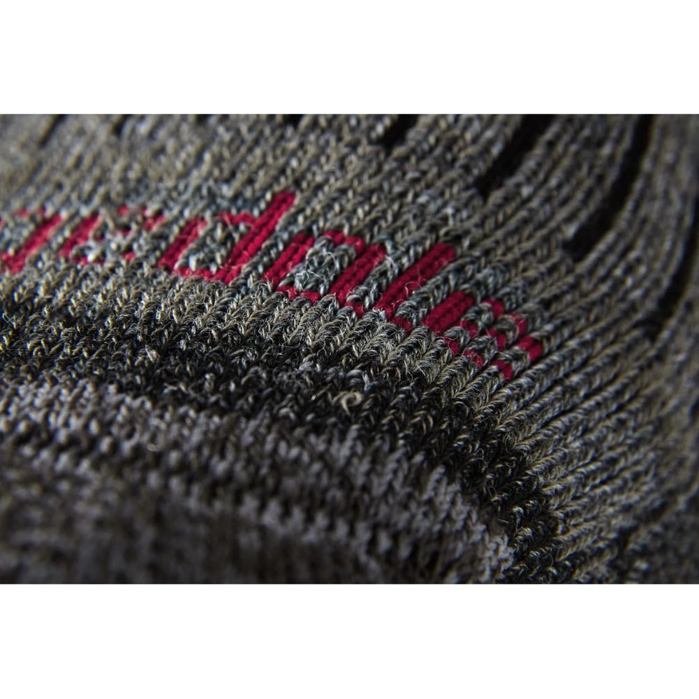 Bridgedale Men's Hike Midweight Merino Comfort Boot Socks - Charcoal close up