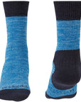 Bridgedale Women's Explorer Heavyweight Merino Comfort Socks (Blue Marl)
