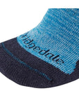 Bridgedale Women's Explorer Heavyweight Merino Comfort Socks (Blue Marl)