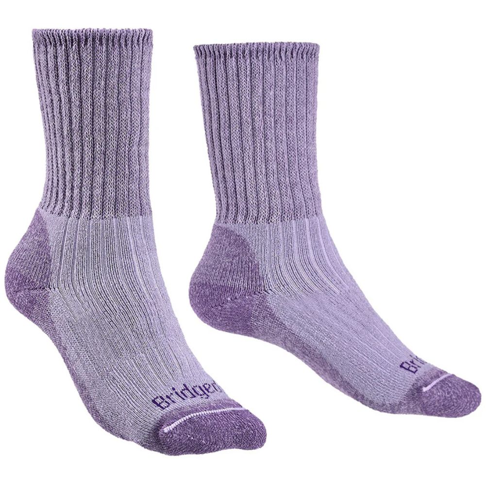 Bridgedale Women's Hike Midweight Merino Comfort Boot Socks - Violet