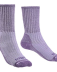 Bridgedale Women's Hike Midweight Merino Comfort Boot Socks - Violet
