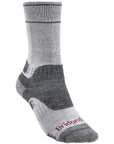 Bridgedale Women's Hike Midweight Merino Performance Boot Socks (Silver Grey) single