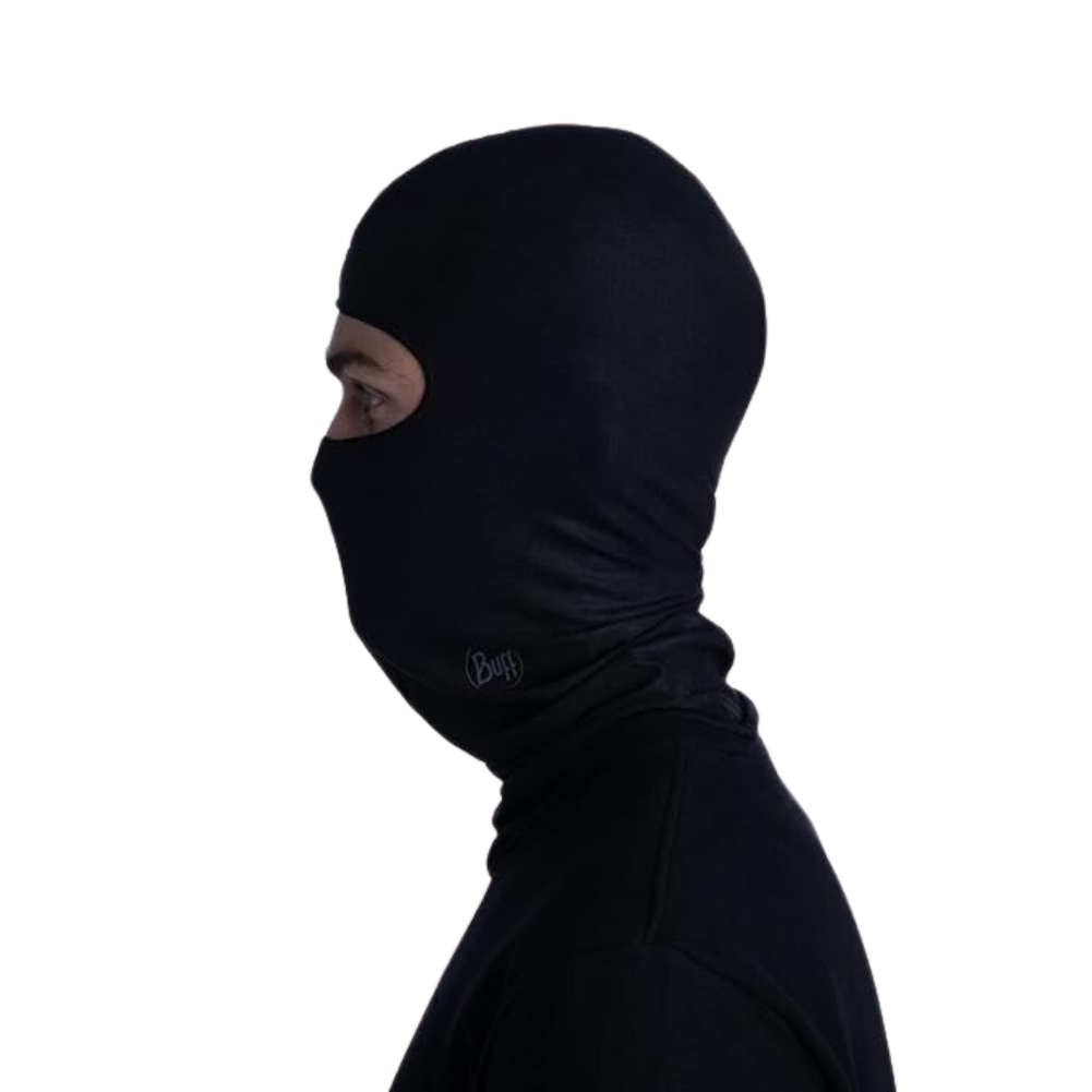 Buff EcoStretch Balaclava (Solid Black) sideview