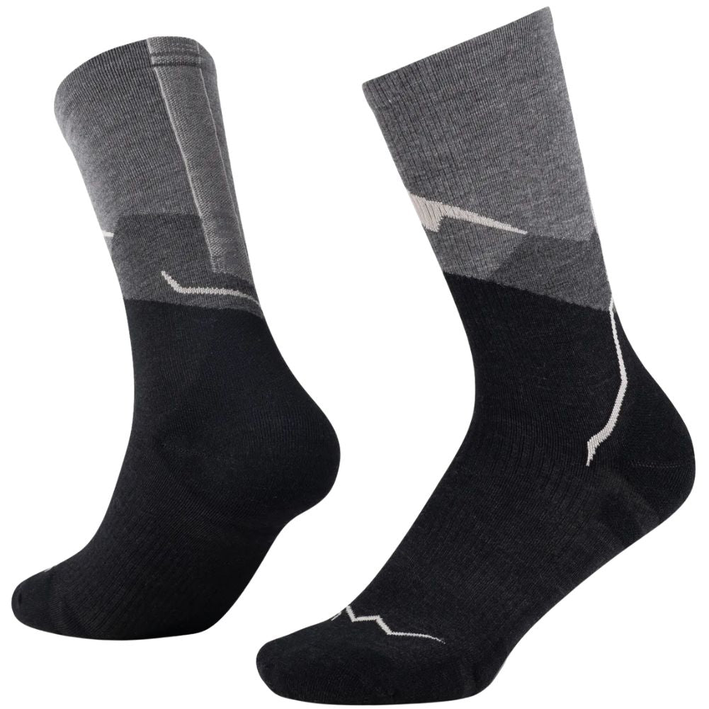 Buff Lightweight Merino Wool Crew Socks (Graphite)