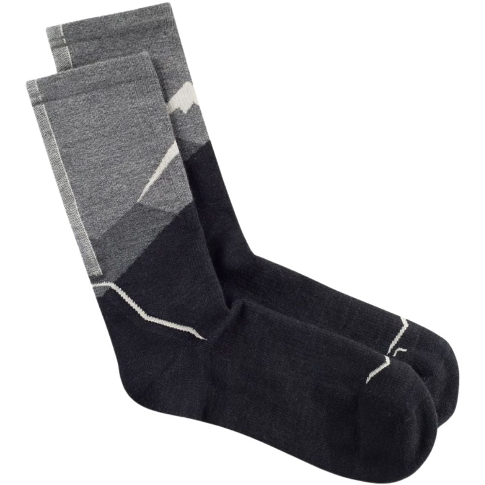 Buff Lightweight Merino Wool Crew Socks (Graphite) pair