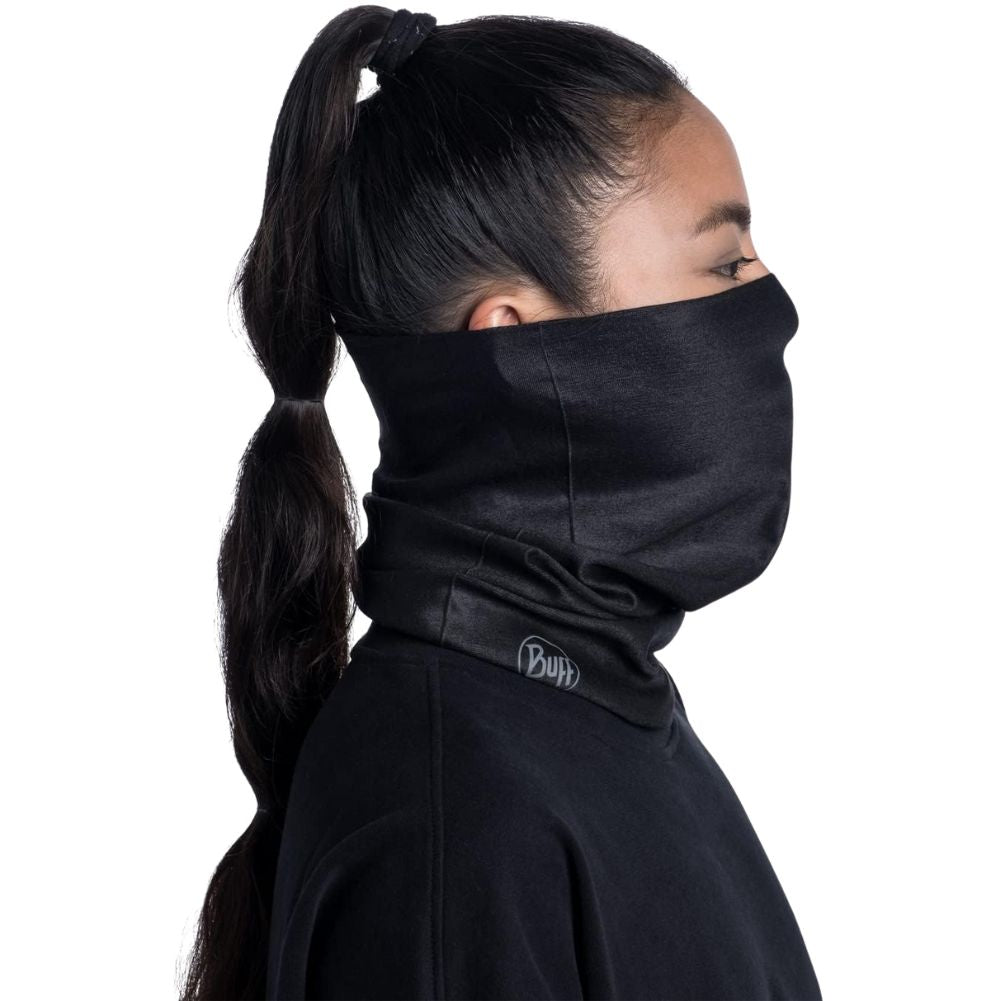 Buff ThermoNet Neckwarmer Face Cover (Solid Black) profile